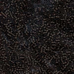 Miyuki Delica Beads 1,6mm DB0769 transparent matte Dark Brown 5gr
