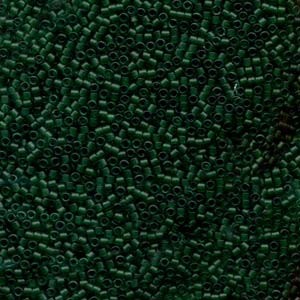 Miyuki Delica Beads 1,6mm DB0776 Transparent Dyed matt Kelly Green 5gr