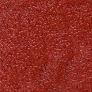 Miyuki Delica Beads 1,6mm DB0779 Transparent Dyed matt Salmon 5gr
