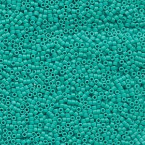 Miyuki Delica Beads 1,6mm DB0793 Opaque Dyed matt Turquoise 5gr