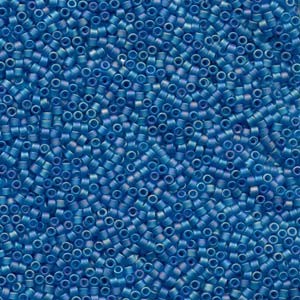 Miyuki Delica Beads 1,6mm DB0862 Matt light Blue AB 5gr