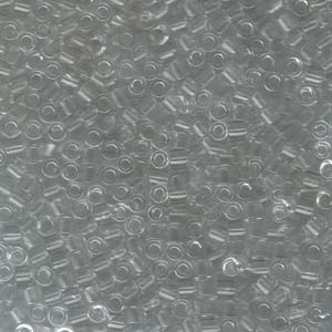 Miyuki Delica Beads 3mm DBL0141 transparent Crystal ca 6,8 Gr.