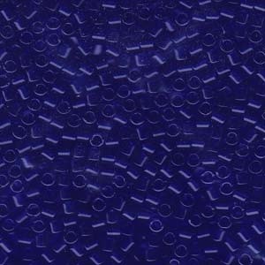 Miyuki Delica Beads 3mm DBL0707 transparent Sapphire ca 6,8 Gr.