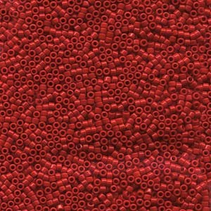 Miyuki Delica Beads 2,2mm DBM0723 opaque Red 7,2 Gr.