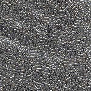 Miyuki Delica Beads 1,3mm DBS0251 opaque luster Pewter 5gr