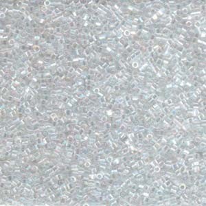 Miyuki Delica Beads 1,6mm Hexcut DBC0051 transparent rainbow Crystal 5gr