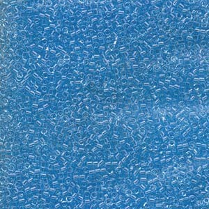 Miyuki Delica Beads 1,6mm DB0706 transparent light Blue 5gr