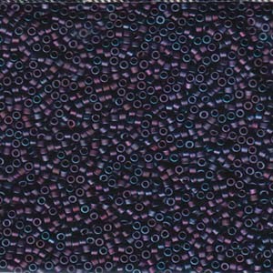 Miyuki Delica Beads 1,6mm DB1054 matt rainbow metallic Violet Gold 5gr
