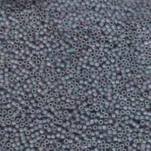 Miyuki Delica Beads 1,6mm DB1063 matt rainbow metallic Blue Slate 5gr