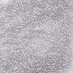 Miyuki Delica Beads 1,6mm DB1111 transparent Grey Mist 5gr