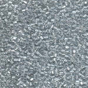 Miyuki Dreieck Beads, Triangle Beads 2,5mm 1105 colorlined Silver 13gr