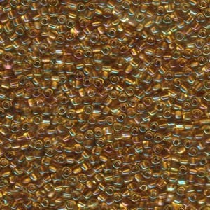 Miyuki Dreieck Beads, Triangle Beads 2,5mm 1126 transparent Amber 13gr