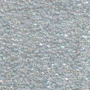Miyuki Dreieck Beads, Triangle Beads 2,5mm 1151 transparent rainbow Clear 13gr