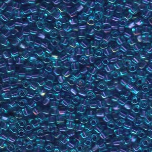 Miyuki Dreieck Beads, Triangle Beads 2,5mm 1827 colorlined Blue Purple 13gr