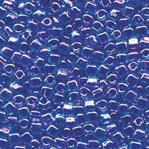 Miyuki Dreieck Beads, Triangle Beads 2,5mm 1829 colorlined Light Blue Violet 13gr