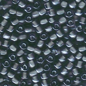 Miyuki Dreieck Beads, Triangle Beads 2,5mm 1841 Black Grey 13gr