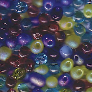 Miyuki Drop Beads 3,4mm Mix14 Gemtones ca 25gr.