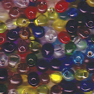 Miyuki Drop Beads 3,4mm Mix17 Rainbow AB ca 25gr.