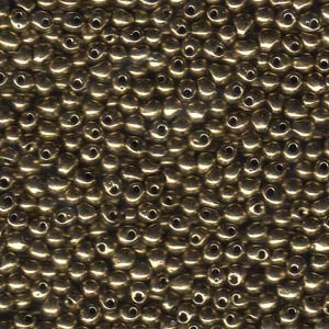 Miyuki Drop Beads 2,8mm 0457 metalic Bronze 9gr.
