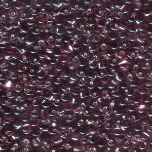 Miyuki Drop Beads 3,4mm 0012 transparent silverlined Amethyst 10gr