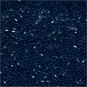 Miyuki Hexagon Beads 1,5mm 0452 metallic rainbow midnight Blue ca 11gr