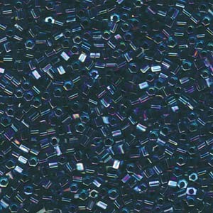 Miyuki Hexagon Beads 8C-0339 3mm colorlined irisierend Blue-Aqua 11gr
