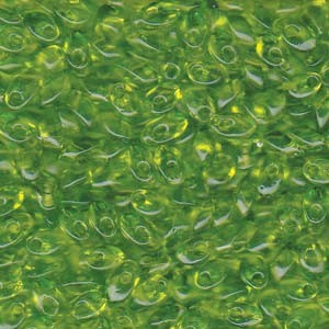 Miyuki Long Magatama Beads 4x7mm ca8,5gr 0143 transparent Lime Green