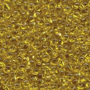 Miyuki Magatama Beads 4mm 0006 silverlined Yellow ca 24gr