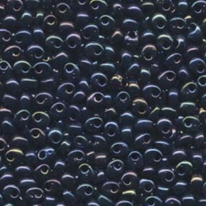 Miyuki Magatama Beads 4mm 0452 metallic Dark Blue irisierend ca 24gr