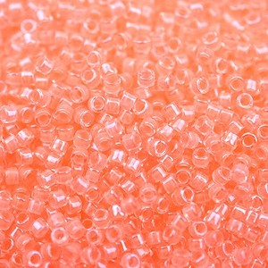 Miyuki Delica Beads Neon 1,6mm DB2034 luminous Bright Salmon ca 5gr