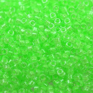 Miyuki Delica Beads Neon 1,6mm DB2040 luminous Bright Lime ca 5gr