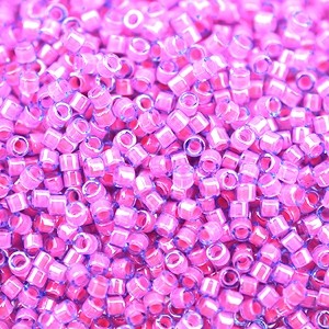 Miyuki Delica Beads Neon 1,6mm DB2048 luminous Pink Taffy ca 5gr