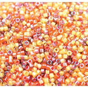 Miyuki Delica Beads Neon Mix03 1,6mm DB2063 luminous Heavenly Harvest ca 5gr