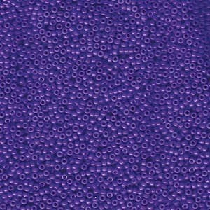 Miyuki Rocailles Beads 1,5mm 1486 dyed opaque Purple ca 11gr