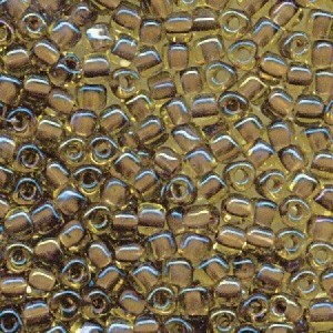 Miyuki Dreieck Beads, Triangle Beads 3mm 1162 colorlined Gold Brown ca13gr