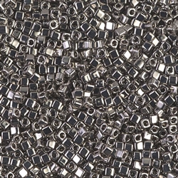 Miyuki Würfel Beads, Cube, Square Beads 1,8mm 0190 plated Nickel 12gr