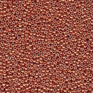 Miyuki Rocailles Beads 4mm 4207 Duracoat galvanized Pink Blush 20gr