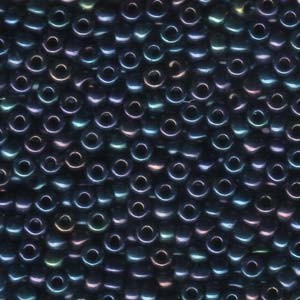 Miyuki Rocailles Beads 4mm 0452 metallic Blue Irisierend ca 20gr