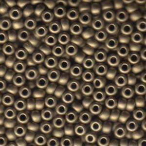 Miyuki Rocailles Beads 4mm 1255 metallic matte Bronze ca 20gr