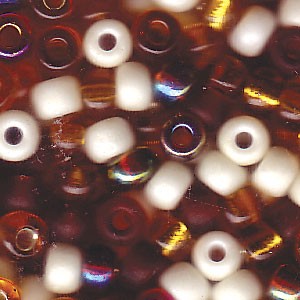 Miyuki Rocailles Beads 4mm Mix22 Honey Butter ca 20 Gr.