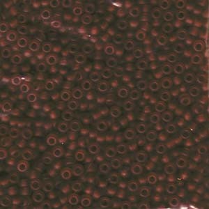 Miyuki Rocailles Beads 3mm 0134F transparent dark Topaz ca 13gr