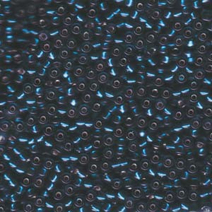 Miyuki Rocailles Beads 3mm 1425 silverlined Blue Zirkon ca 13gr