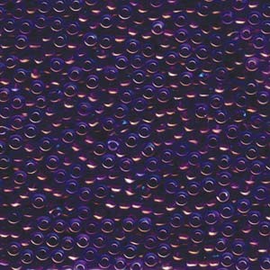 Miyuki Rocailles Beads 3mm 0352 fancy Plum-Blue ca 13gr