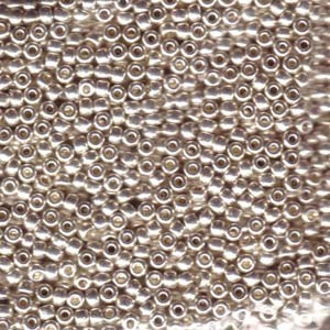Miyuki Rocailles Beads 3mm 0181 galvanized Silver ca 13gr