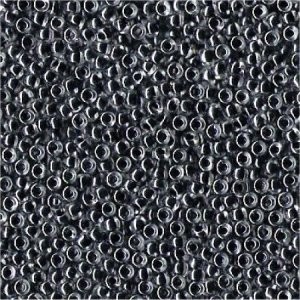 Miyuki Rocailles Beads 3mm 1106 inside colorlined Black ca 13gr