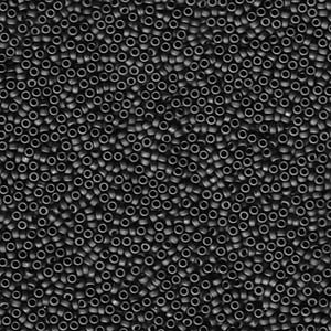 Miyuki Rocailles Beads 1,5mm 2001 metallic matte Blue Grey ca 11gr