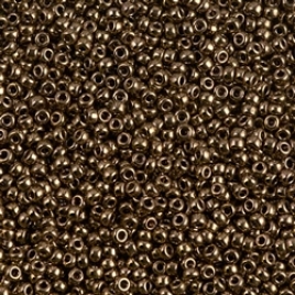 Miyuki Rocailles Beads 2mm 0457B  meetallic dark Bronze 12gr