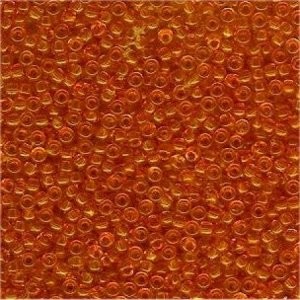 Miyuki Rocailles Beads 2mm 0137 transparent Light Orange 12gr