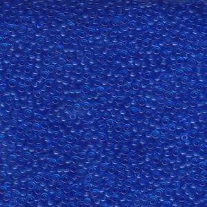 Miyuki Rocailles Beads 2mm 0150 transparent Sapphire Blue 12gr