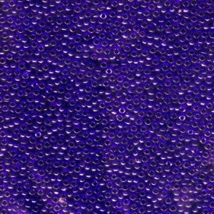 Miyuki Rocailles Beads 2mm 0151 transparent Cobalt Blue 12gr